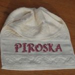 Piroska – cross stitched towel
